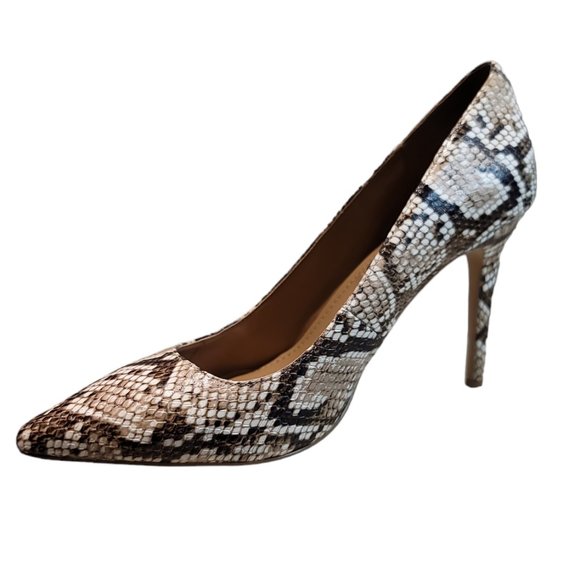 White House Black Market Snakeskin Heels - Picture 1 of 14